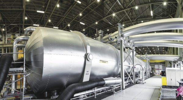 A look at the turbine floor at Darlington Nuclear Generating Station.
