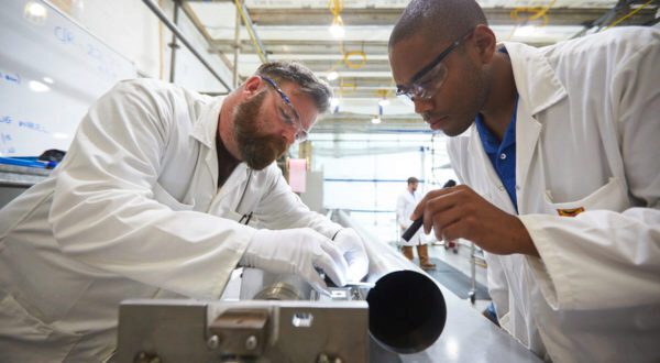 Calandria tubes are inspected at the Darlington Energy Complex.