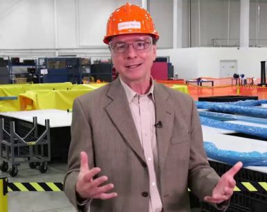 Man with orange safety hat