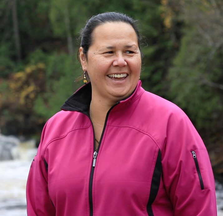 Sue Prince, Indigenous Relations Advisor, smiling at something out of frame.
