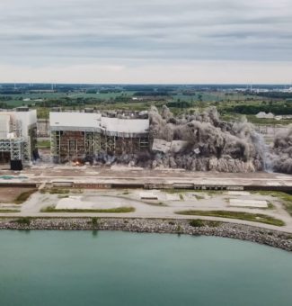 Nanticoke powerhouse demolition