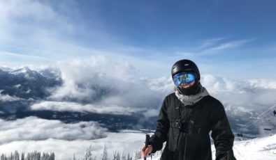 Zach Wood-Seems' many hobbies include skiing, climbing, and cycling.