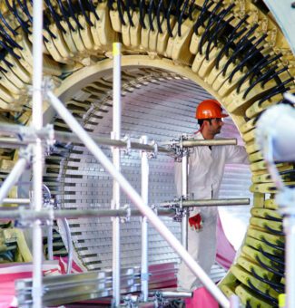 Darlington Refurbishment work on a stator