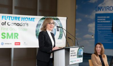 In January, OPG announced the formation of an expert team to help build the 300-megawatt BWRX-300 SMR designed by GE Hitachi Nuclear Energy.