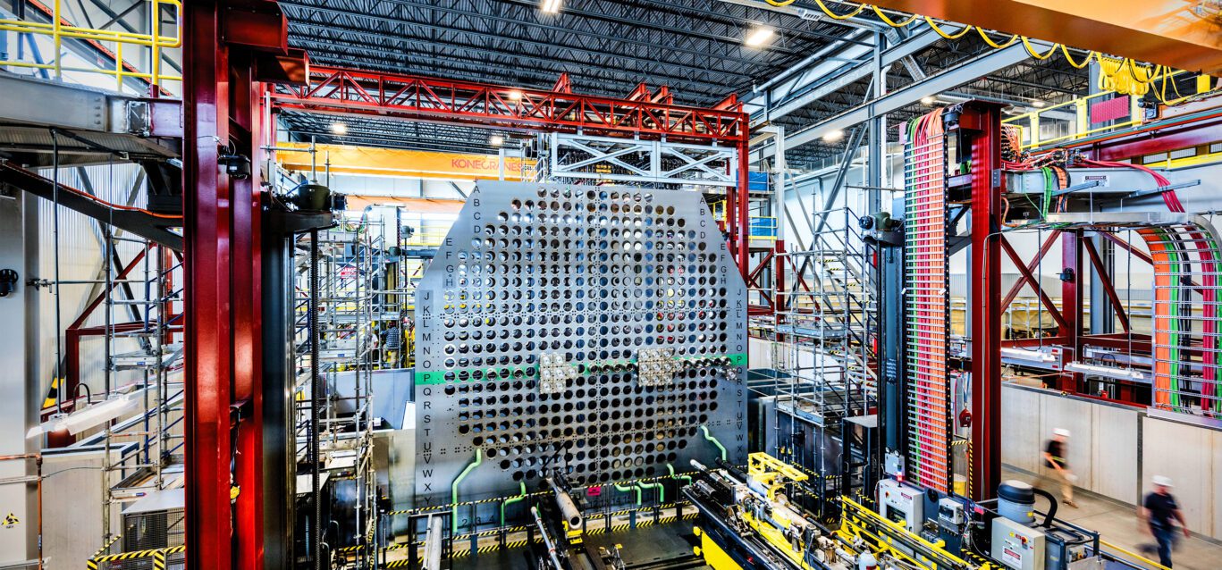 Darlington Nuclear reactor mockup.
