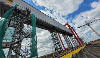 Since construction commenced in 2021, four additional sluice gates have now been added to the Adam Creek sluiceway structure, bringing the total number of gates from the original eight to 12.