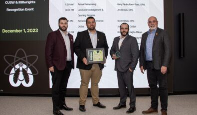 The Canadian Union of Skilled Workers was recognized for its support of OPG's Indigenous Opportunities Network.
